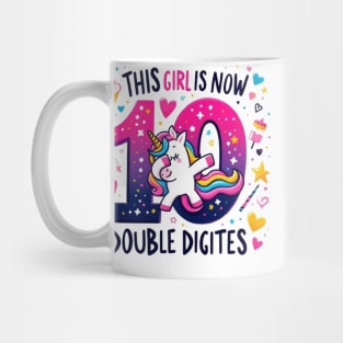 10 Years Old girl Birthday Mug